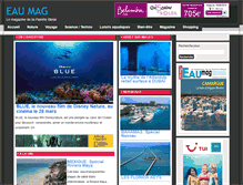Tablet Screenshot of eau-magazine.fr